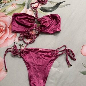 Agent Provocateur is Elegant Magenta Bikini Set